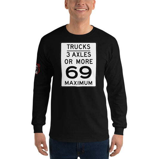 69 Mph Long Sleeve Trucker Shirt