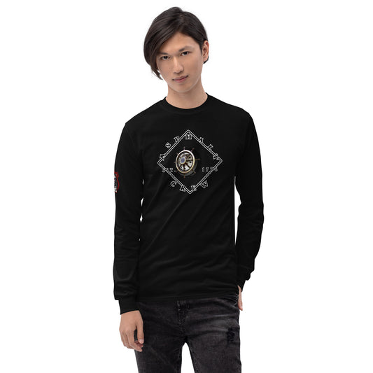 Asphalt crew long sleeve trucker shirt