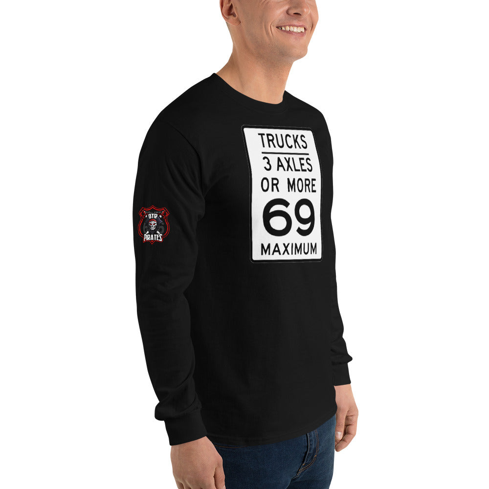 69 Mph Long Sleeve Trucker Shirt