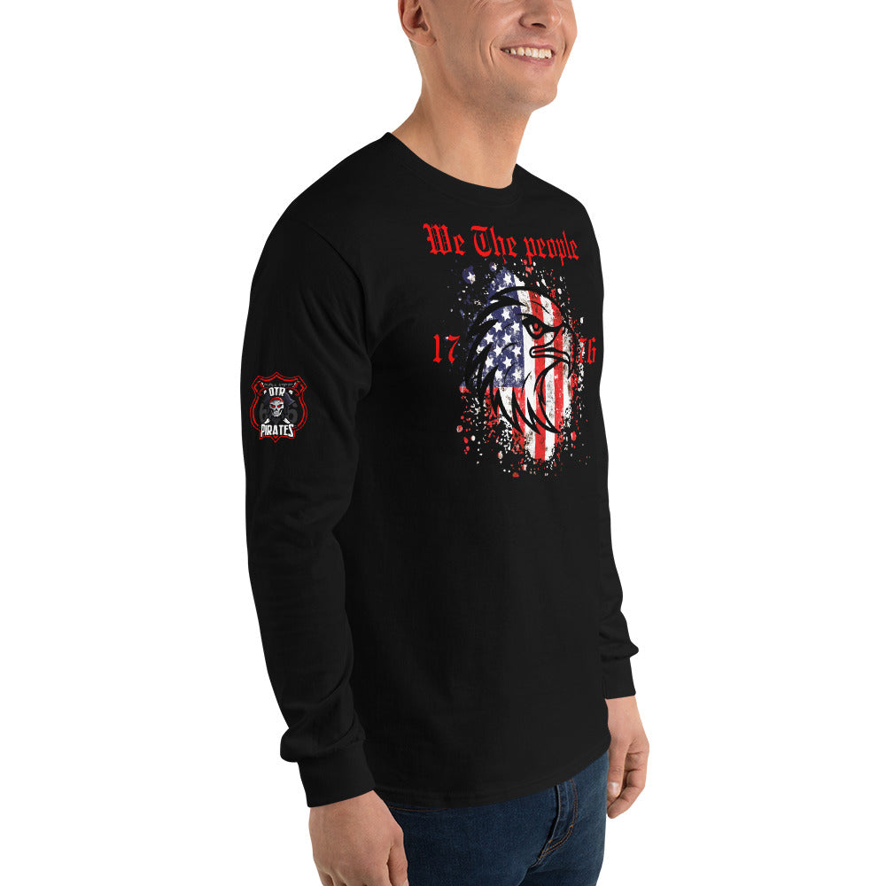 We The people long sleeve trucker shirt