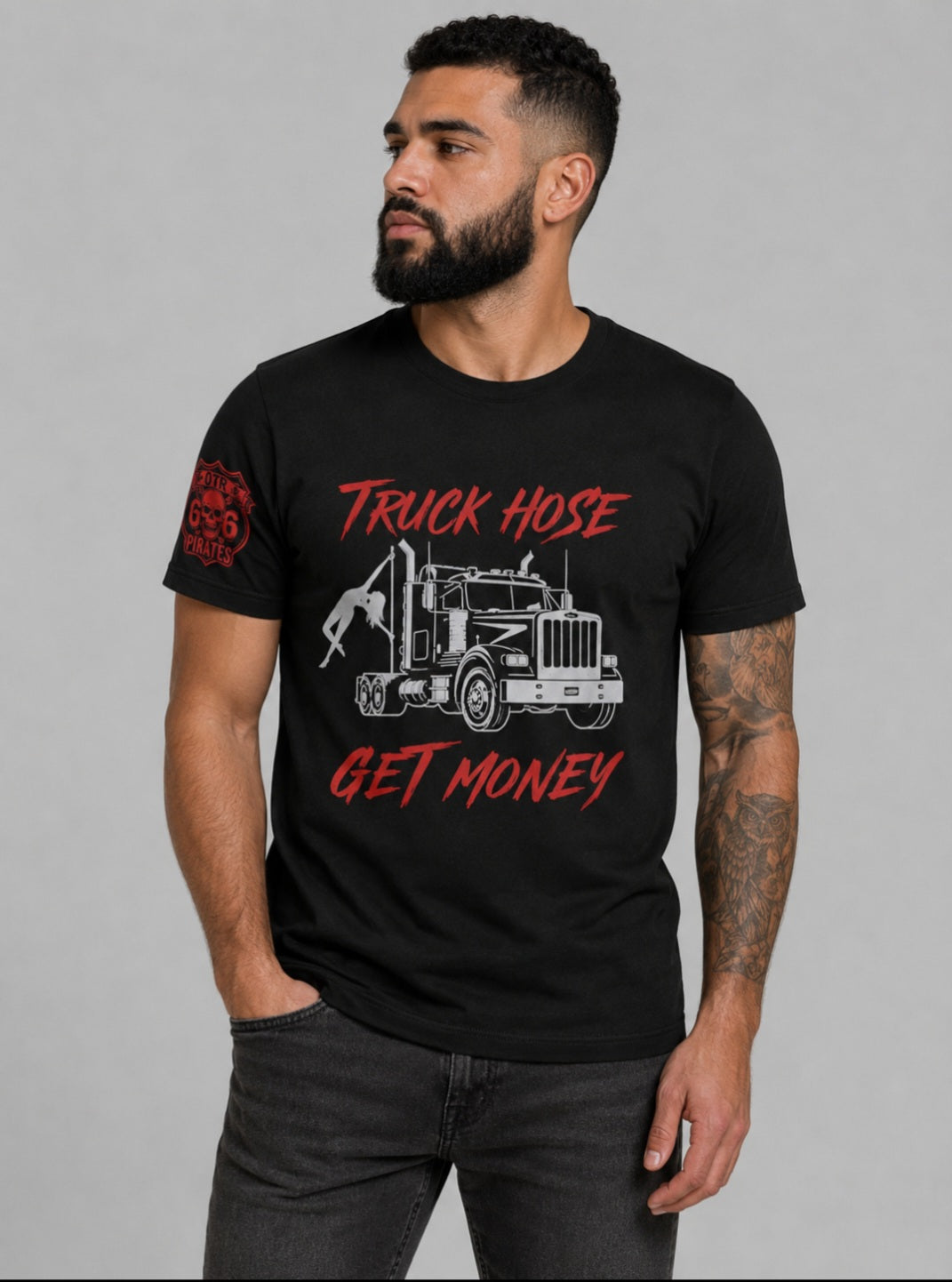 Truck hose get money trucker shirt