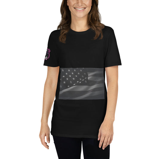 Female usa trucker shirt